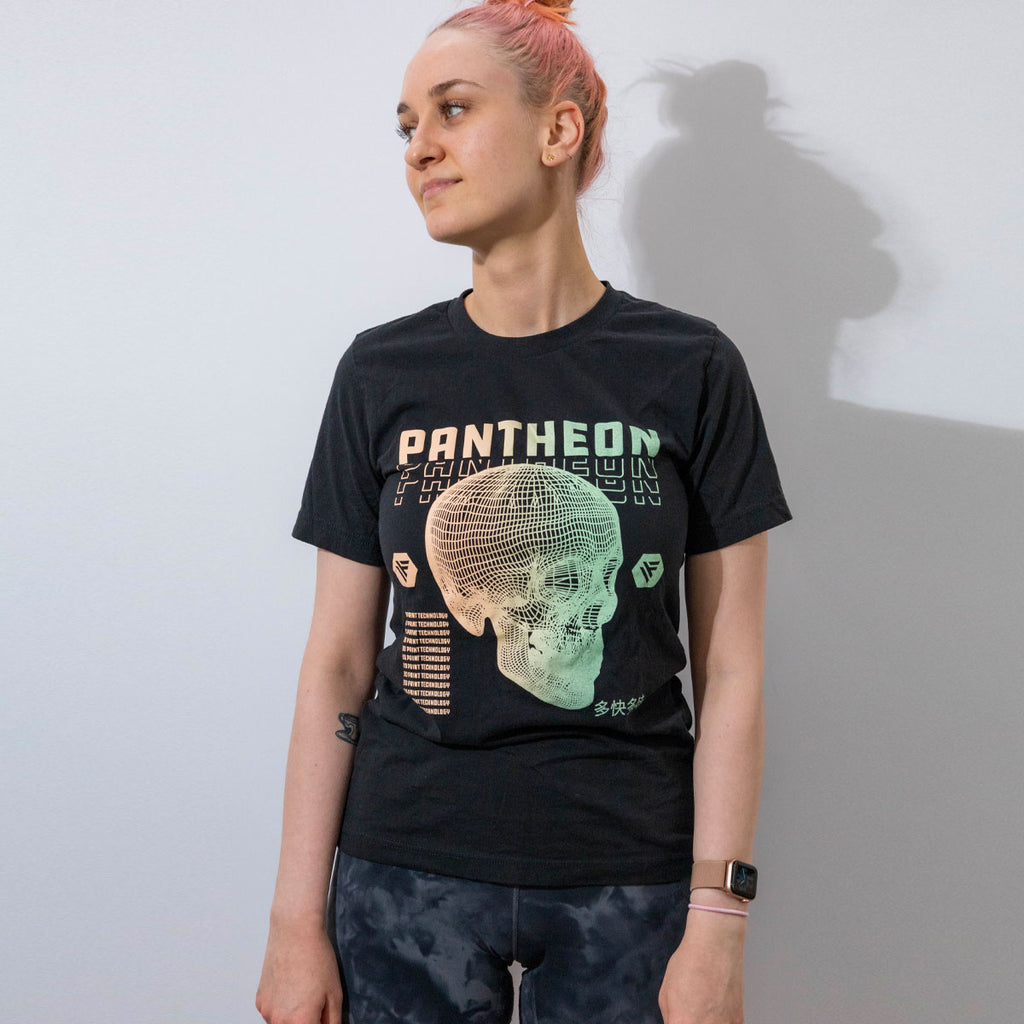 Pantheon Future Skull T-Shirt Black