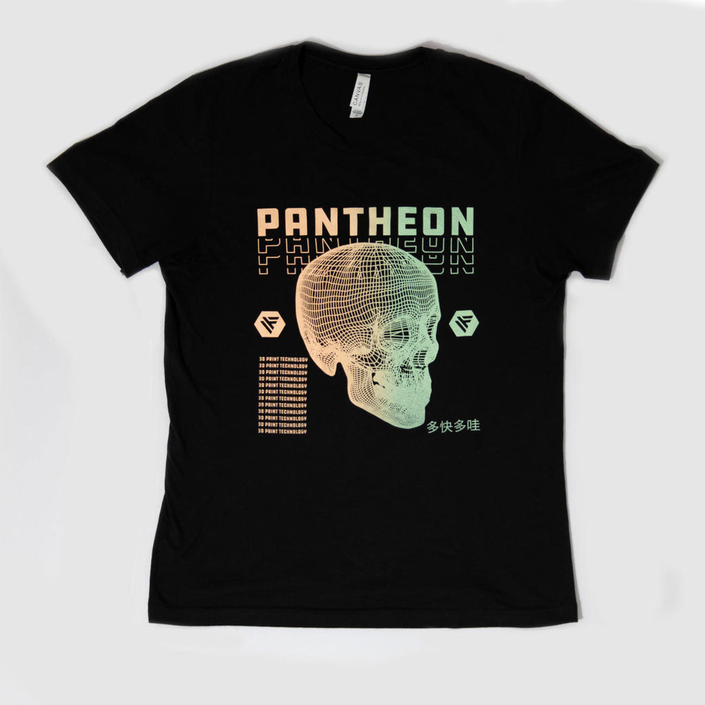 Pantheon Future Skull T-Shirt Black
